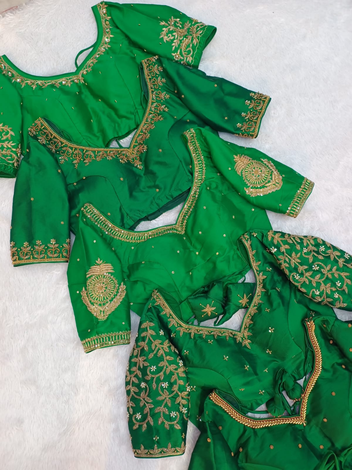 Embroidered Maroon Partywear Blouse